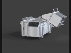 automatische Entladung und automatische Beladung der Frittiermaschine